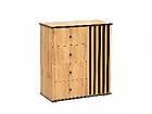 Комод Либерти 51.05 (опора 20) Дуб вотан/Черный
