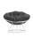 Кресло ПАПАСАН без ротанга белое, серая подушка Кресло ПАПАСАН без ротанга белое, серая подушка