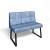 Кухонный диван Реал РМД 1100 / Велюр Лагуна / Черный муар Кухонный диван Реал РМД 1100 / Велюр Лагуна / Черный муар