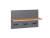 Октава Вешалка 15.14.01 Серый графит/Дуб Вотан