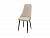 Стул К / черный/велюр бежевый